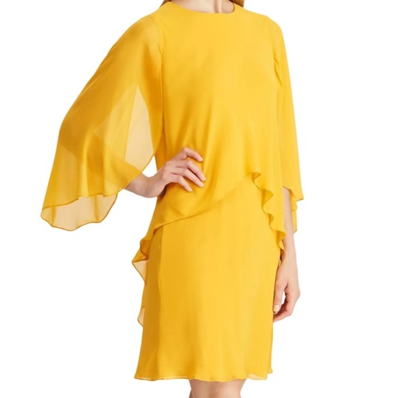 🌸New🌸Ralph Lauren Above Knee Evening Dress 0 NWT - Picture 3 of 12